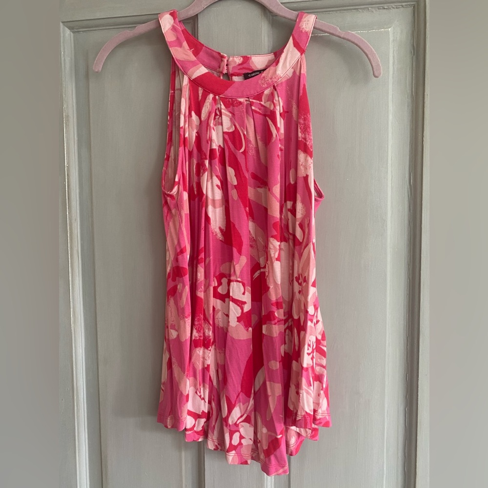 Cable and Gauge pink floral swing tank